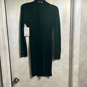 Dark green sweater dress xl